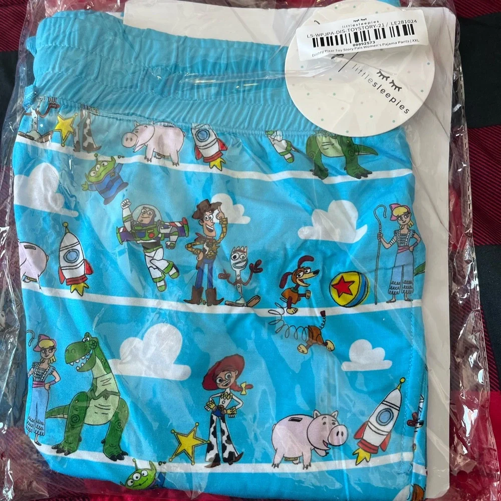 Little Sleepies Toy Story Blue Pajama Pants - Picture 1 of 3